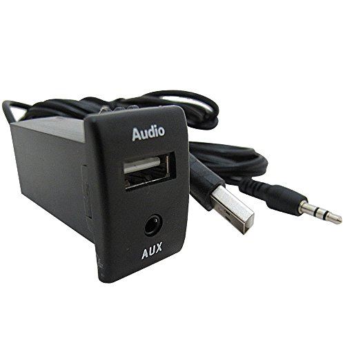 ミニジャック(AUX)」+「USB」延長 スペアホールキット  ac427