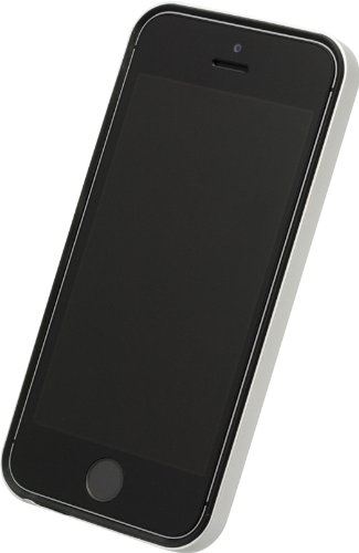 パワーサポート フラットバンパーセット for iPhone5s/5 シルバー&ブラック PJK-45