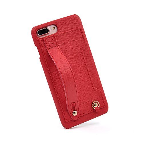 HANATORA iPhone 8 Plus/iPhone 7 Plus б Handy PU쥶 ϡɥ å H6-7Plus-Red