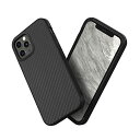 RhinoShield iPhone 12 Pro Max SolidSuitケース - 米軍MIL規格 耐衝 衝撃吸収 傷 指紋 防止 薄型 軽量 SGS認証 - カーボンファイバー iPhone 12 Pro Max - カーボンファイバー