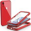 JEDirect iPhone XR  6.1 Ĥɻ վݸե¢ եܥǥ 360 ݸС ꥢХå (å)