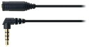 audio-technica スマートフォン用ヘッドホン延長コード 1.0m ブラック AT345iS/1.0 BK(2)