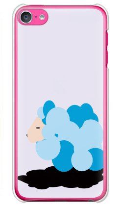 ガールズネオ apple iPod touch 第6世代 ケース (羊 水色) Apple iPodtouch6-PC-OCA-0332