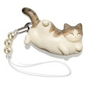 ペットラバーズ 猫どん LadyCat vol.5 キジトラ白 ビーズ ストラップ N-2503