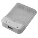 HIDISC microUSBケーブル付き 乾電池式充電器 HD-AA4WHM