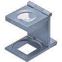 京葉光器 リーフ 三ツ折型ルーペ A102 目盛 10×10mm