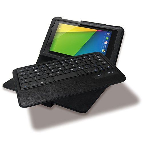 マグレックス Bluetoothキーボード レザーケース for Nexus 7 (2013) ( ブラック / MicroUSB / 保護フィルム付属 ) MK5200-BK