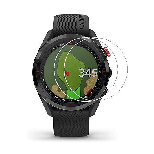 Zshion for Garmin S62 ガラスフィルム 強化ガラス 液晶保護フィルム 高透過率 気泡ゼロ 指紋防止 硬度9H (透明な) 【2枚パック】