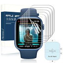 Apple Watch Series 7 45mm p tB TPUf 0.1mmɔ^Cv \tȒP z ho h ߗ CA[ wh~ Apple watch 7 p یtB(5)