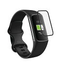 【2枚セット】 Fitbit Charge 5 フィルム Fitbit Charge5 保護 フィルム 曲面対応 【Jinmdz】 PMMA+PC製素材 3D ...