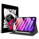 iPad mini6 ケース 2021 スマートカバー スタンド機能 耐衝撃 軽量 全面保護 防塵 防水ケース Pencil収納可 内蔵ペントレイデザイン 人気 アニメ サメ キャラクター 通用キャラクター おしゃれ ... iPad mini 6 ケース(2)