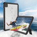 iPad Pro 11 防水ケース 2020春モデル 第二世代 アイパッドカバー 耐衝撃 IP68防水規格 完全防水 薄型 軽量 全面保護 スタンド機能 安心感 ストラップ付き アウトドア お風呂 プール キッチン iPad Pro11防水ケース