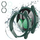 Suoman [2 + 2 Pack] for Samsung Galaxy Watch 4 44mmop[ƌ݊̂یP[XKXXN[veN^[tBtJobW\tgPCP[X (44mm, Green