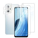 【2+2 セット】OPPO Reno7 A OPG04 ガラスフィルム*2枚 + カメラフィルム*2 OPPO Reno7 A 強化ガラス液晶保護フィルム 硬度9H ...