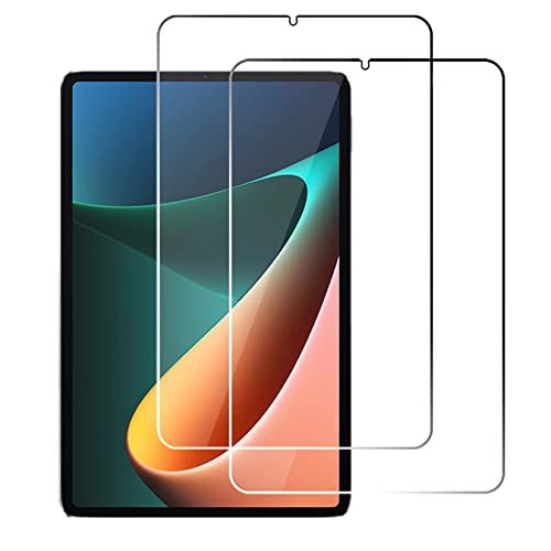 【2枚セット】Xiaomi Mi Pad 5/Mi Pad 5 pro用 2021年モデル 強化ガラスフィルム 【貼り付け簡単 飛散防止 指紋防止 気泡防止 撥水撥油 旭硝子 強靭9H】MiPad 5/MiPad 5