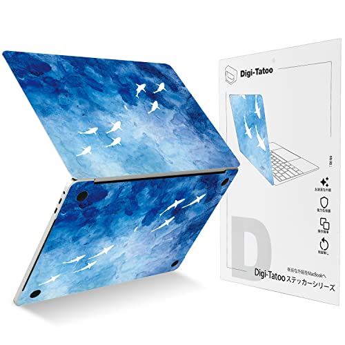 Digi-Tatoo スキンシール MacBook Air 13.6 インチ M2 2022 と互換性あり A2681 カバー ケース フィル..