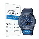 (3枚入り) Frgnie Compatible with CASIO 腕時計 G-SHOCK GM-2100保護フィルム 9H強化ガラスフィルム(2)