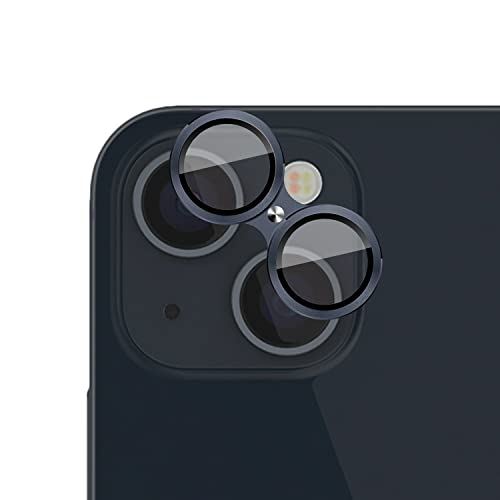 AiMaoo カメラフィルム iPhone 13/iPhone 13 Mini 対応 ガラスフィルム 一体型 レンズカバー レンズ保護 カメラケース アルミニウム合金 露出オーバー防止 耐衝撃 スクラッチ防止