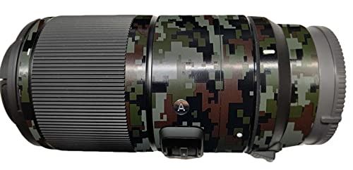 Bestwrap Eマウント SIGMA F2.8 70mm DG MACRO Canon用 Aライン カミソリマクロ PVC 保護フィルム (カモグリーン)