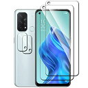 OPPO Reno5 A 用の ガラスフィルム2枚 Reno 5A 用の カメラフィルム 2枚セット Warmyee oppo reno5 a 用の フィルム 強化ガラス OPPO Reno5 A フィルム