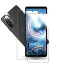 Xperia 10 IV フィルム【2+2枚セット: 2 ガラスフィルム + 2 レンズ保護フィルム 】対応 Xperia10 IV 用の ガラスフィルム+ カ...