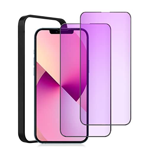 iPhone13 Mini ガラスフィルム ブルーライトカット 【2枚セット/全面】 いphone13ミニ ガラスフィルム ブルーライト アイフォン13 Mini フィルム iPhone13ミニ 用 画面 保護 シート