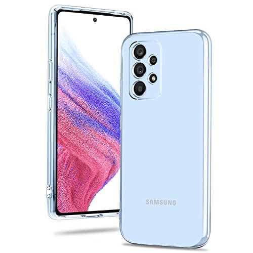 Galaxy A53 5G ケース クリア SC-53C SCG15 カバー スマホケース 耐衝撃 スリム 透明 擦り傷防止 耐衝撃 軽量 TPU （クリア）