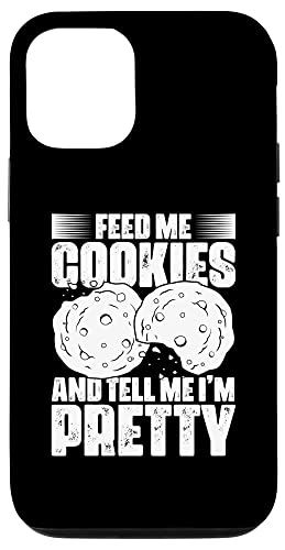 iPhone 12/12 Pro Feed Me Cookies クッキー好きの方に クッキーを食べるチームに スマホケース