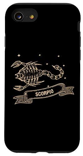 iPhone SE (2020) / 7 / 8 Scorpio Zodiac Sign Constellation Gift Men Women Kids スマホケース