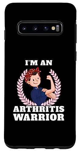 Galaxy S10 I'm an Arthritis Warrior Arthritis Awareness スマホケース