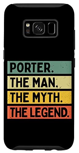 Galaxy S8 Porter The Man The Myth The Legend 面白い名言 カスタマイズ可 スマホケース