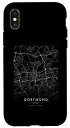 iPhone X/XS dortmund germany 面白い街のコーディネイト スカイライン 都市マップ スマホケース