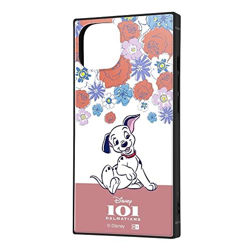 イングレム iPhone 14 / 13 『ディズニーキャラクター』/耐衝撃ハイブリッドケース KAKU / 子犬_フラワー IQ-DP36K3TB/DL2