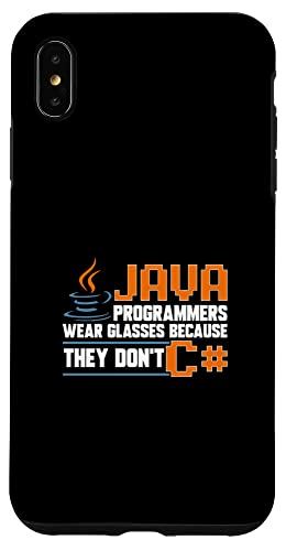 iPhone XS Max JavaプログラマーはC#コーディングを行わないため、メガネを着用しています。 スマホケース