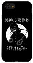 iPhone SE (2020) / 7 / 8 Black Xmas Let It Snow ゴシックアルト ゴス ホラー クリスマスアグリー。 スマホケース(2)
