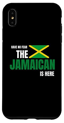 iPhone XS Max Have No Fear The Jamaican Is Here 面白いジャマイカ国旗 スマホケース