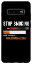 Galaxy S10+ World No Tobacco Day 禁煙アパレル スマホケース