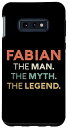 Galaxy S10e Fabian The Man The Myth The Legend Name パーソナライズ メンズ スマホケース