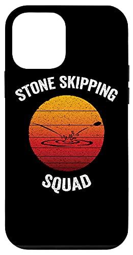 iPhone 12 mini Stone Skipping Squad ビンテージ ウォータースキミング スマホケース