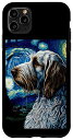 iPhone 11 Pro Max スピノーネ・イタリアーノ 星月夜の絵画 犬 お母さん お父さん スマホケース