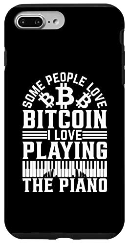 iPhone 7 Plus/8 Plus キーボーディスト-人々はビットコインが大好き私はピアノを弾くのが大好き スマホケース