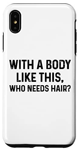iPhone XS Max Bald Guy æӴ  ܥǥդ This Who Needs Hair ޥۥ