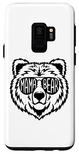 Galaxy S9 Mama Bear Face サングラス Mother Mom Mommy スマホケース