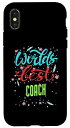 iPhone X/XS Worlds Best Coach - 面白いコーチ スマホケース