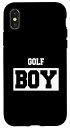 iPhone X/XS ゴルフボーイ - ゴルファー スマホケース