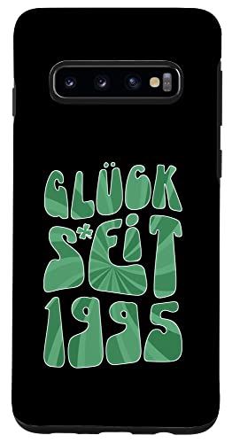 Galaxy S10 Gl?ck Seit 1995 28 Jahre Alter Geburtstag St. Patrick's Day スマホケース