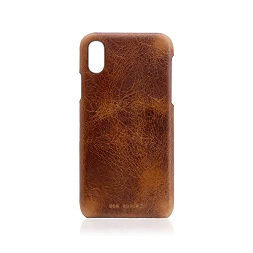 SLG Design iPhone XS Max  ܳ 쥶 Badalassi Wax Bar Case ֥饦 6.5 ե С 磻쥹б SD13732i65