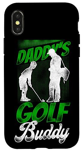 iPhone X/XS Golf Dad 父 息子 娘 ヴィンテージ Daddy 039 S Golf Buddy スマホケース