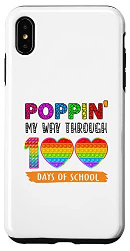 iPhone XS Max ポッピン・マイ・ウェイ・スルー・スルー・ユー・スクール・キッドの100日目のおもしろい100日目 スマホケース