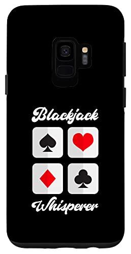 Galaxy S9 Blackjack Whisperer ファニー カジノ ギャンブル カードゲーム スマホケース